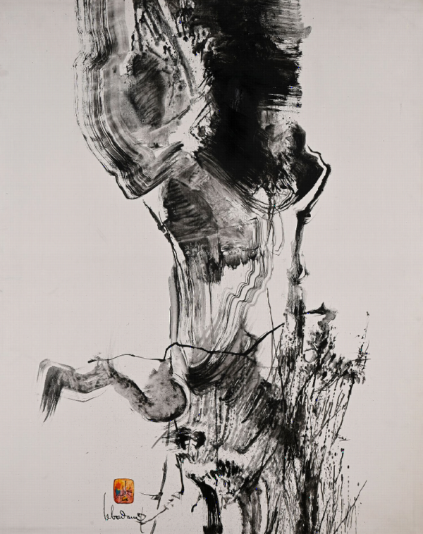Dang LEBADANG (1921-2015) — Paysage indomptable, vers 1971-1974