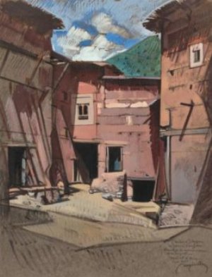 — Vue de la Kasbah. Tagadirt n'Bour