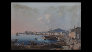 Vue de Naples prise du Carmel et Vue de Naples prise du Pausilippe, Vésuve en éruption