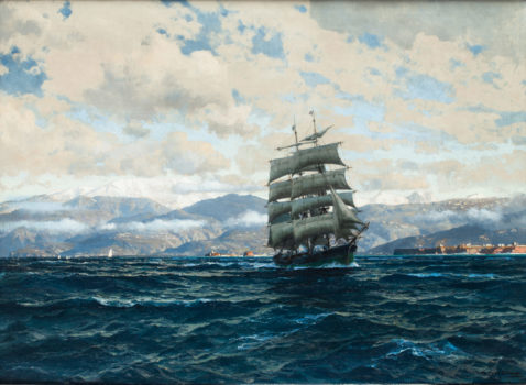  — Trois-mâts devant la pointe de la quarantaine, Beyrouth